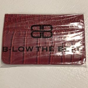 B-Low the Belt croc card case from FabFitFun box.